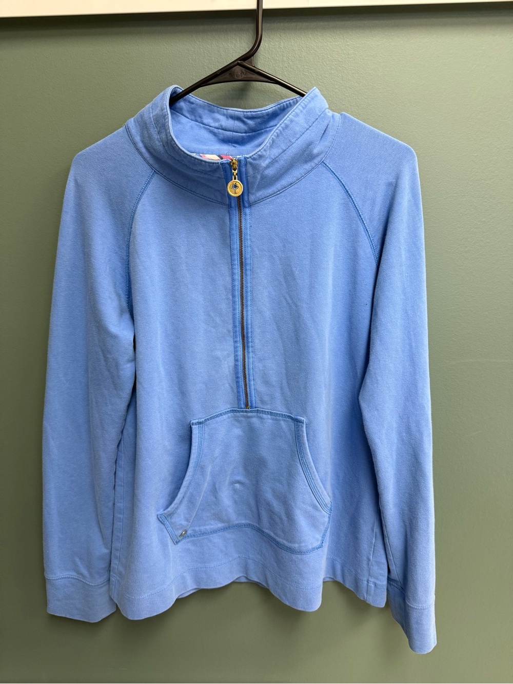 Lilly Pulitzer blue skipper half zip